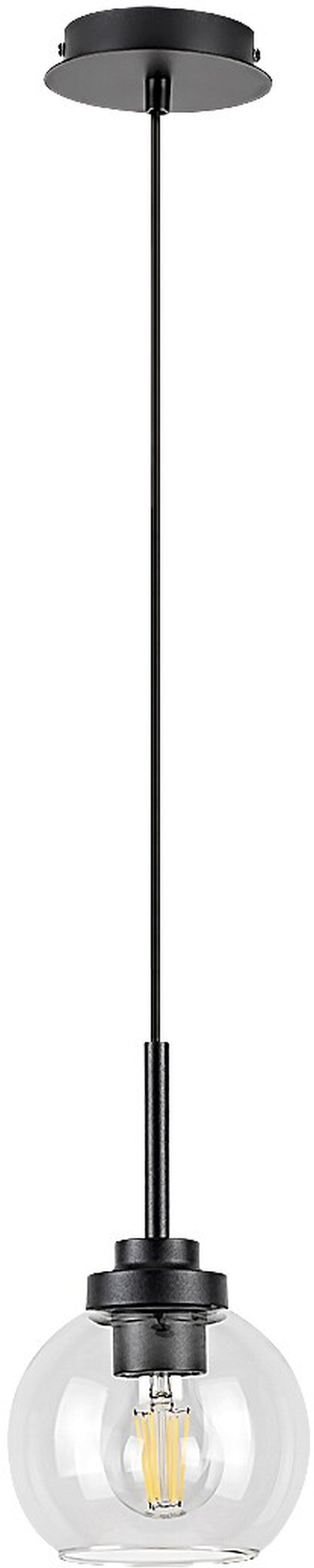 Rabalux Tirina lámpara colgante 1x15 W negro 75006