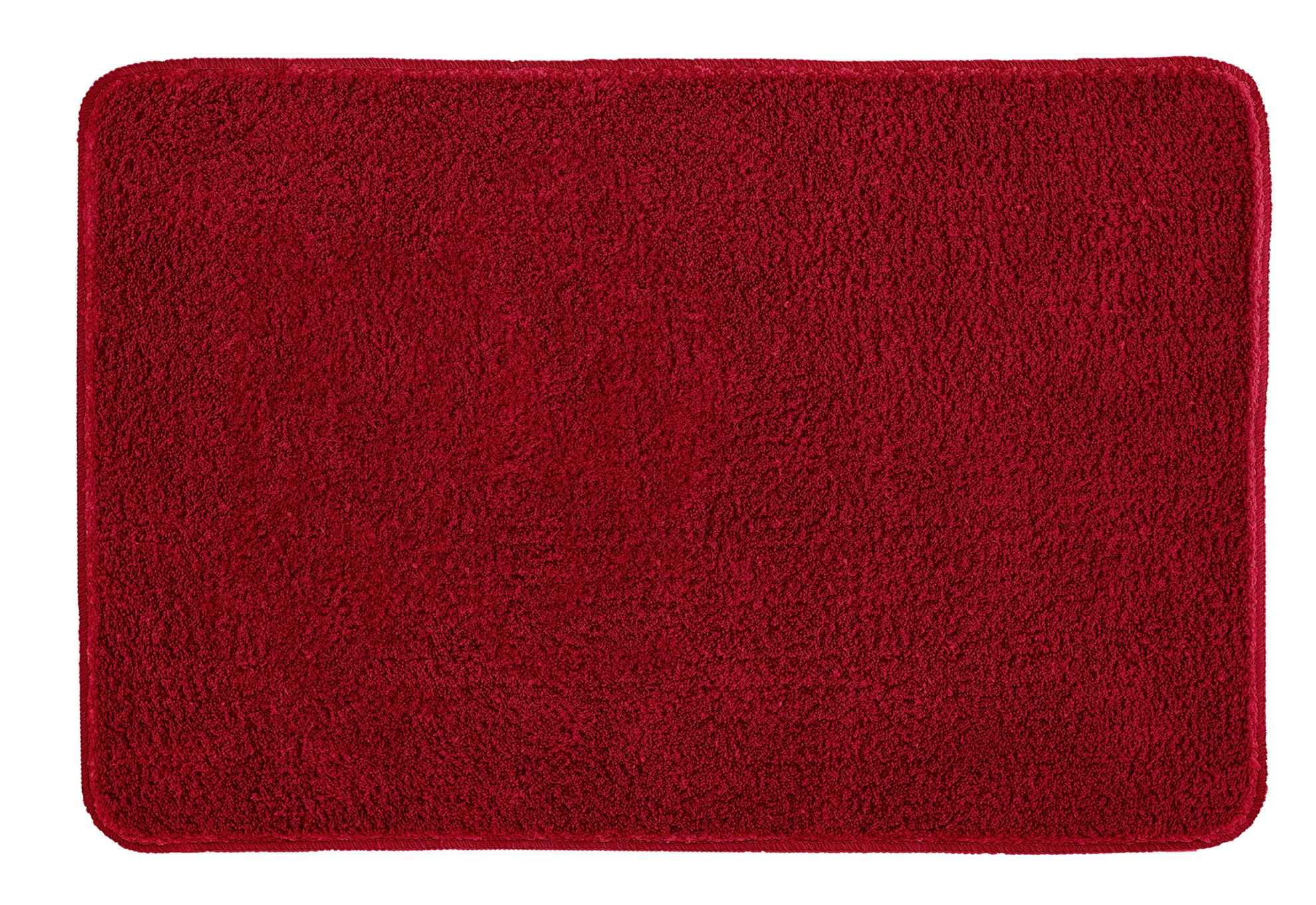 Kleine Wolke Marco alfombrilla para baño 60x50 cm rectangular rojo 9184468433