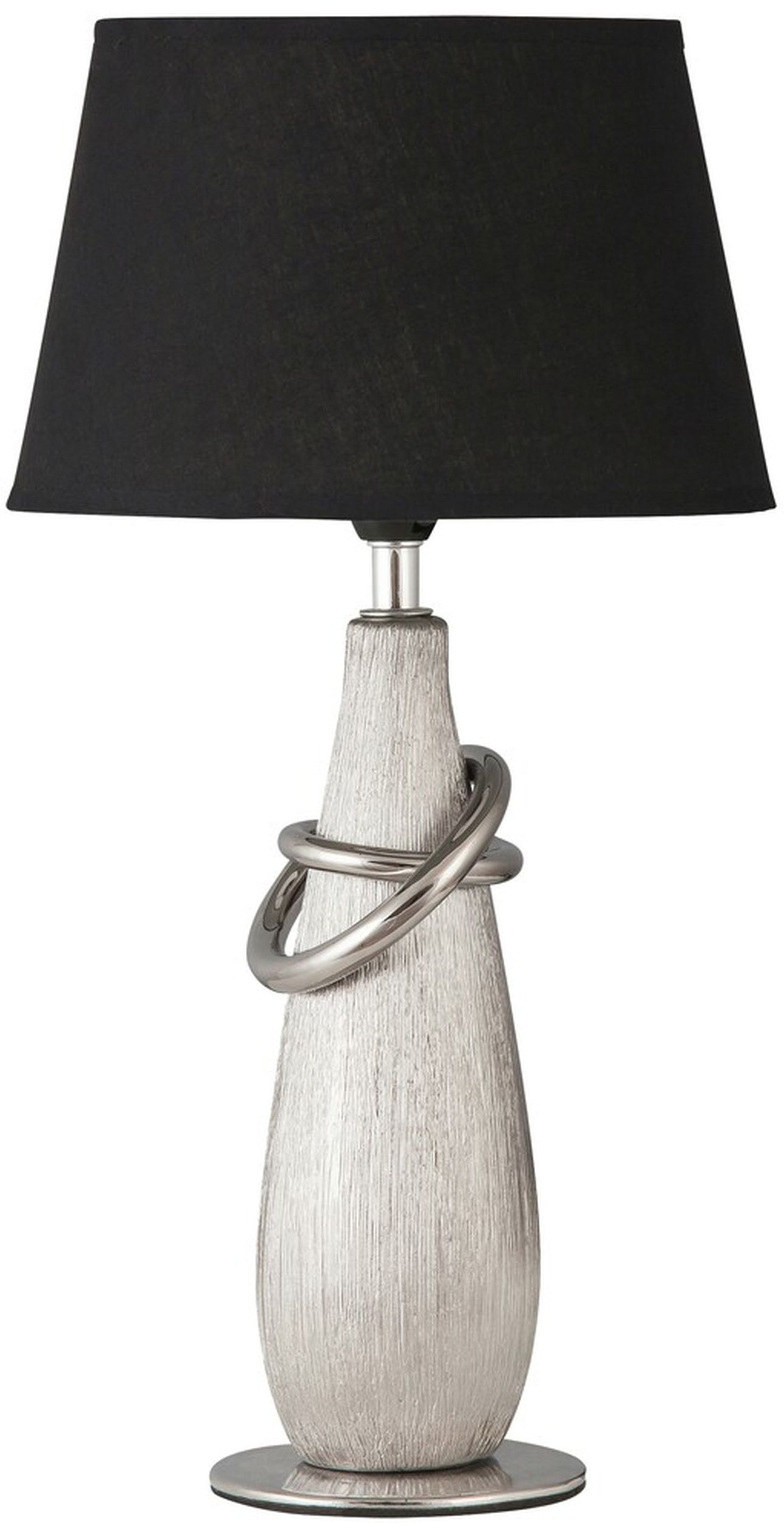 Rabalux Evelyn lámpara de sobremesa 1x40 W negro-plata 4372