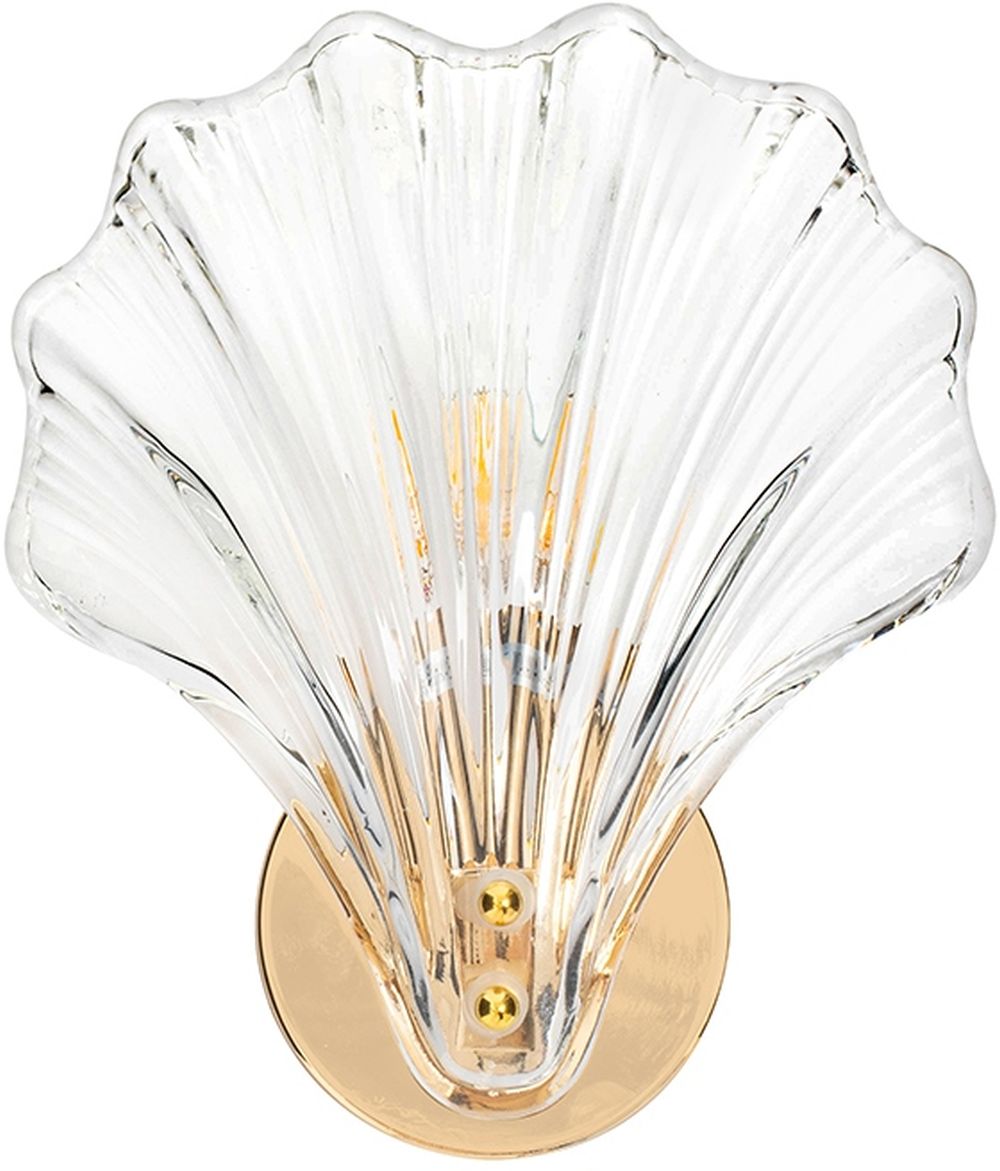 Moosee Concha lámpara de pared 1x40 W oro MSE1501100201