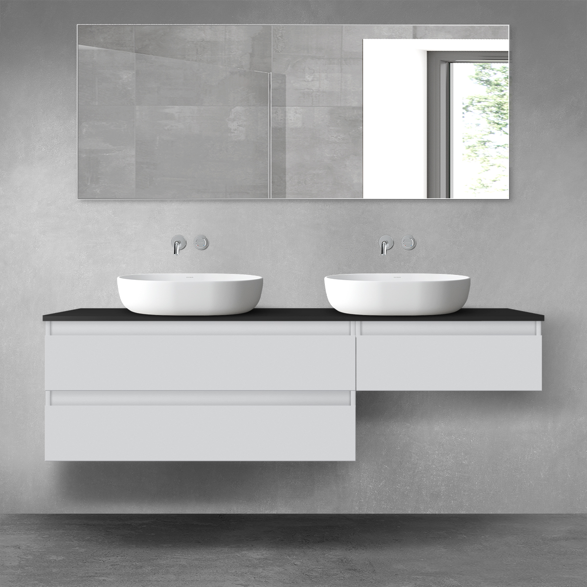 Conjunto armario Oltens Vernal 60002700, armario Oltens Vernal 60009700, 63008300