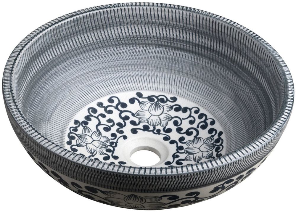 Sapho Priori lavabo 41x41 cm circular sobre encimera PI036