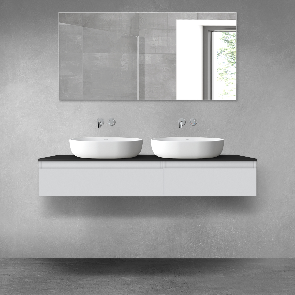 Conjunto armario Oltens Vernal 60010700, armario Oltens Vernal 60009700, 63011300