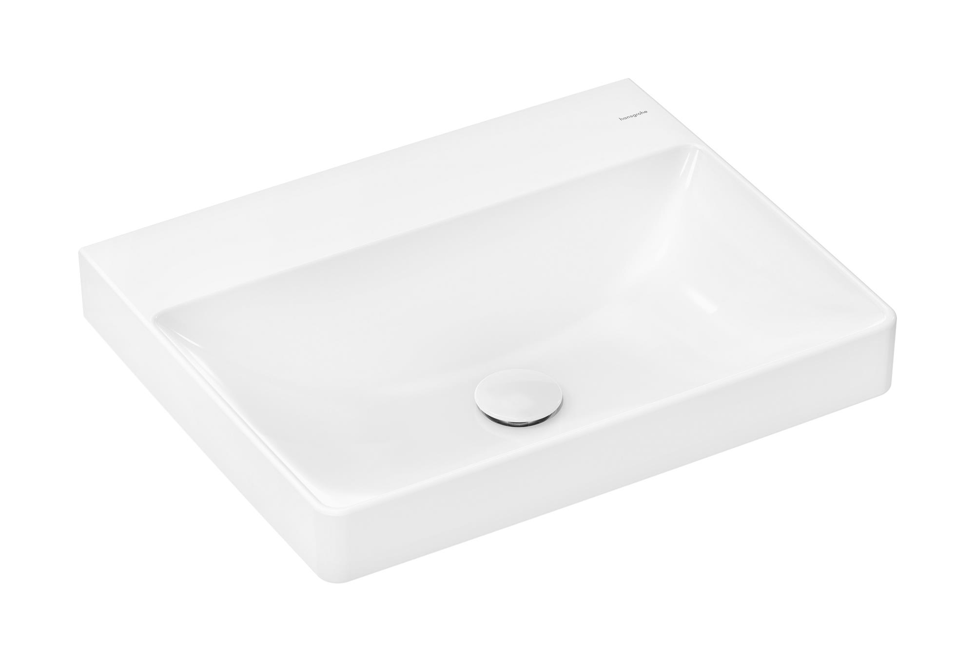Hansgrohe Xelu Q lavabo 60x48 cm rectangular sobre encimera blanco 61019450