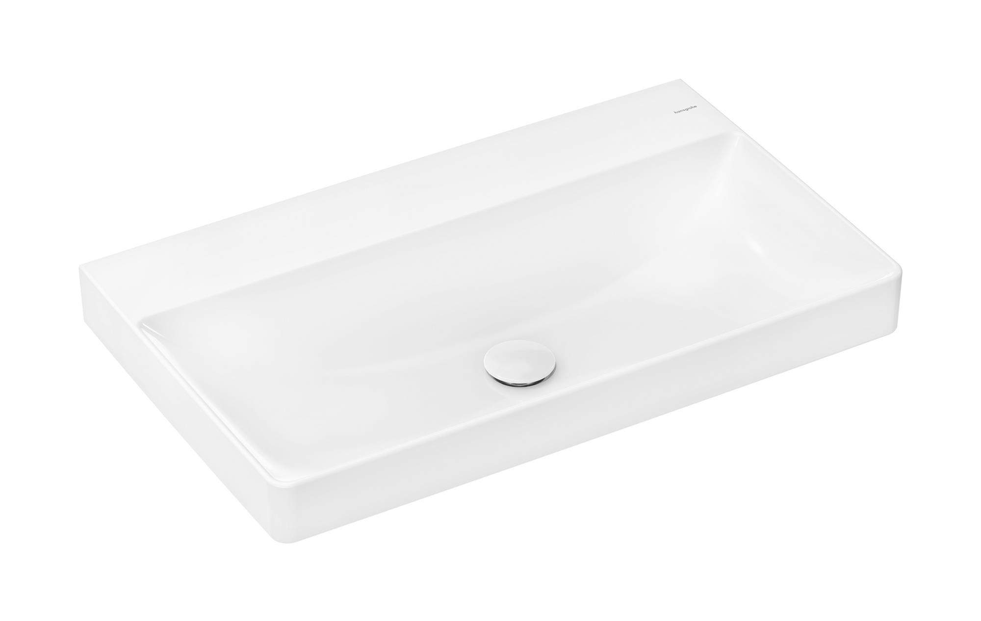 Hansgrohe Xelu Q lavabo 80x48 cm rectangular clásico-para mueble blanco 61021450