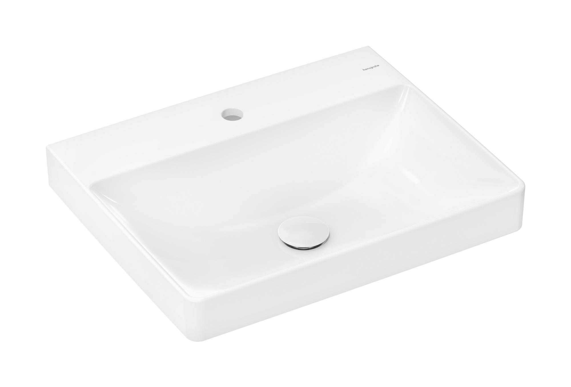 Hansgrohe Xelu Q lavabo 60x48 cm rectangular clásico-para mueble blanco 61016450