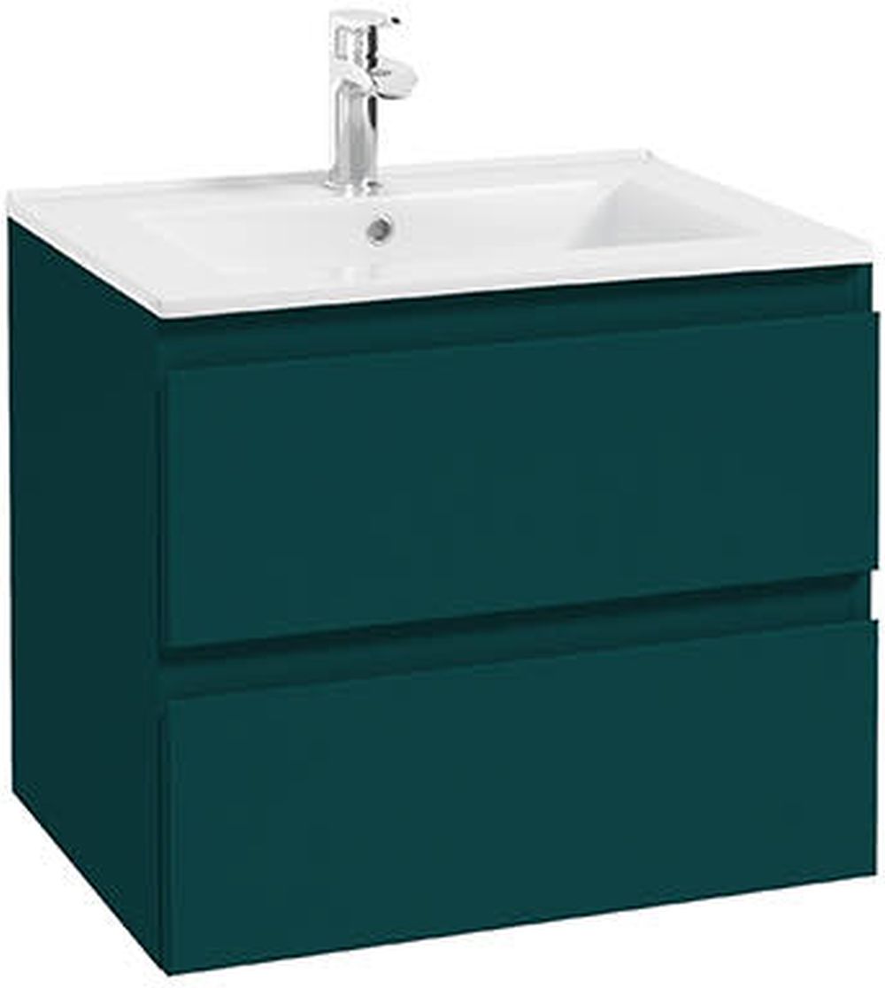 Defra Como armario 59.9x45.1x50 cm suspendido, para lavabo verde 123-D-06054