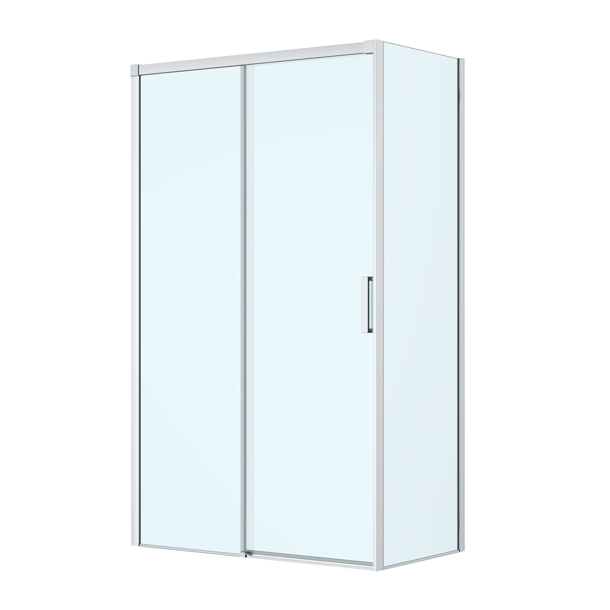 Conjunto puerta de ducha Oltens Breda 21212100, mampara de ducha Oltens Breda 22104100