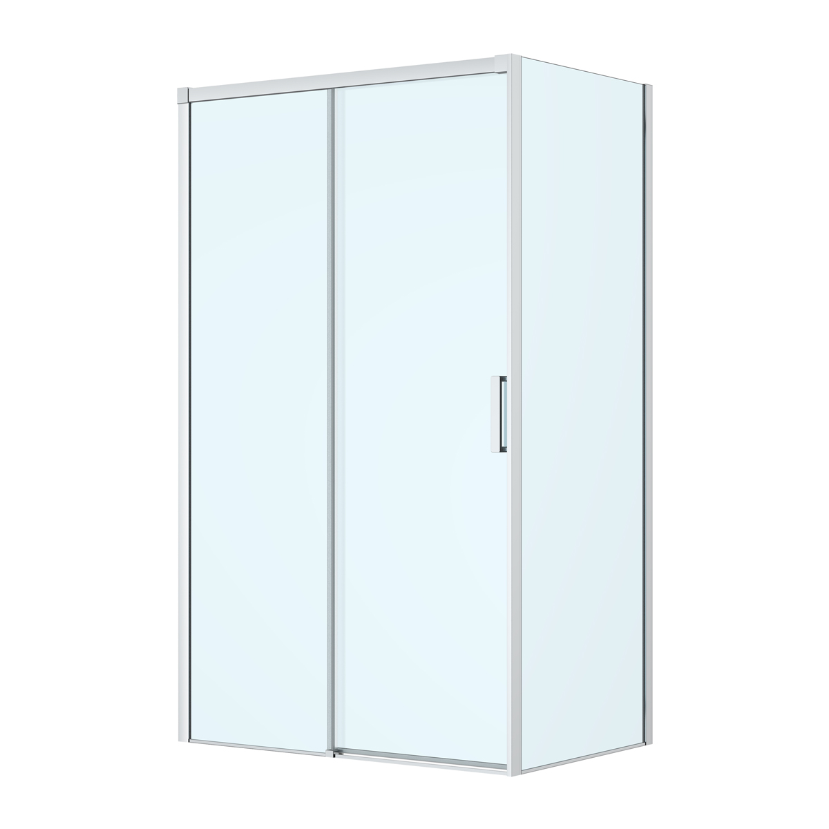 Conjunto puerta de ducha Oltens Breda 21212100, mampara de ducha Oltens Breda 22105100