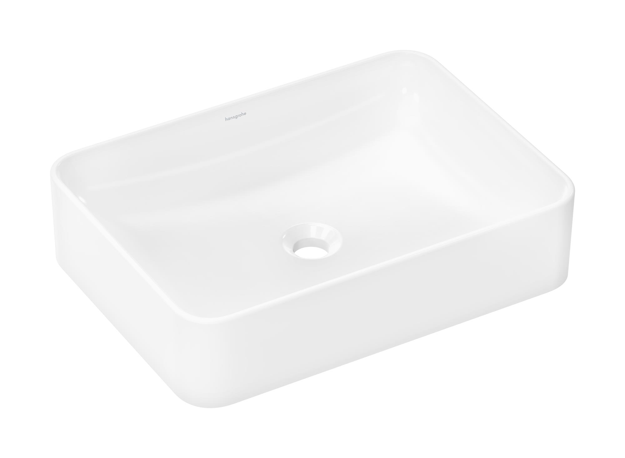 Hansgrohe Xuniva Q lavabo 55x40 cm rectangular sobre encimera blanco 60168450