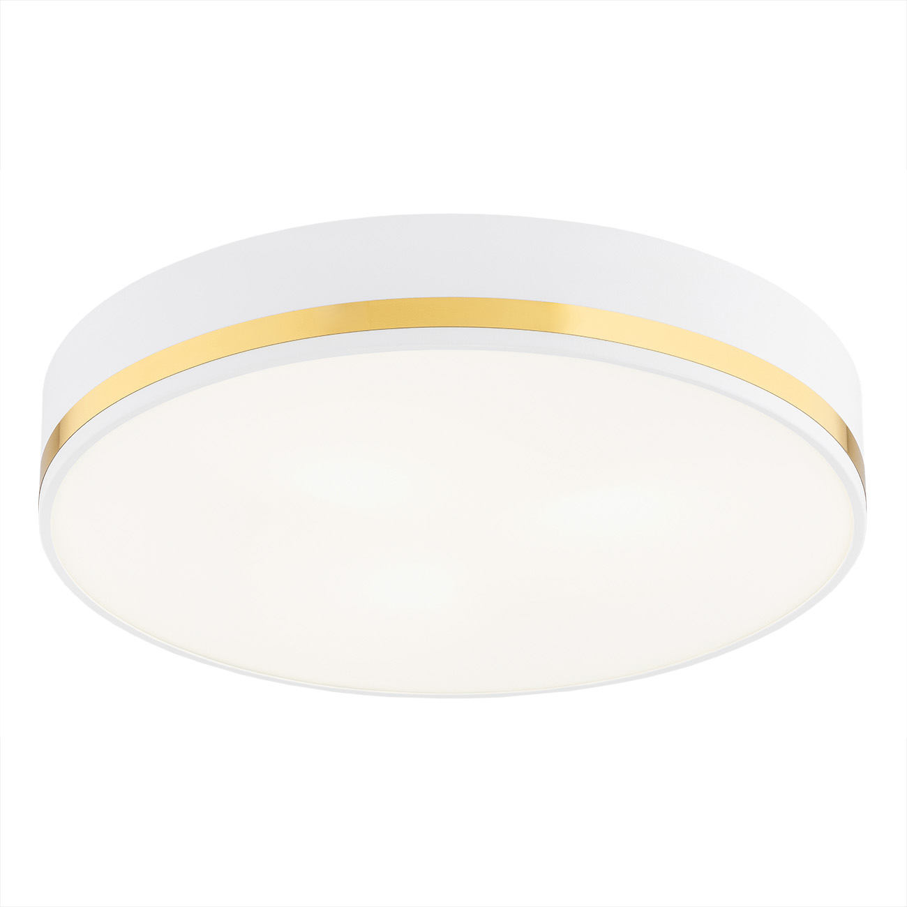 Argon Amore plafón 3x15 W blanco-oro 6138