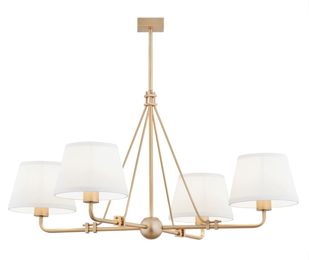 Argon Atrani lámpara de techo 4x15 W blanco-oro 1823