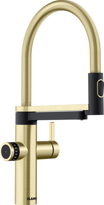 Blanco Evol-S Pro grifo para filtro de agua de pie oro/oro arcaico 527430