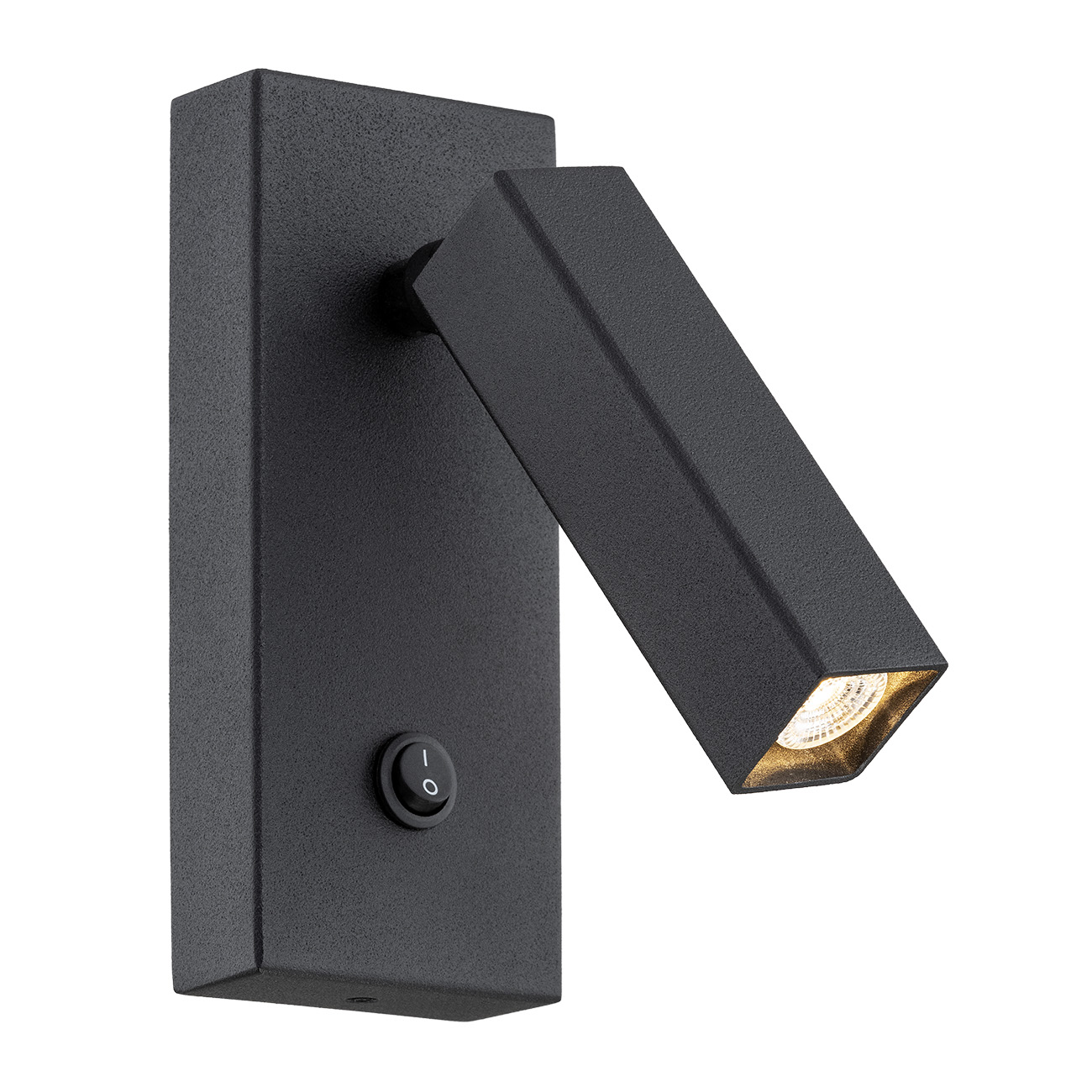 Argon Rock lámpara de pared 1x6 W negro 4723