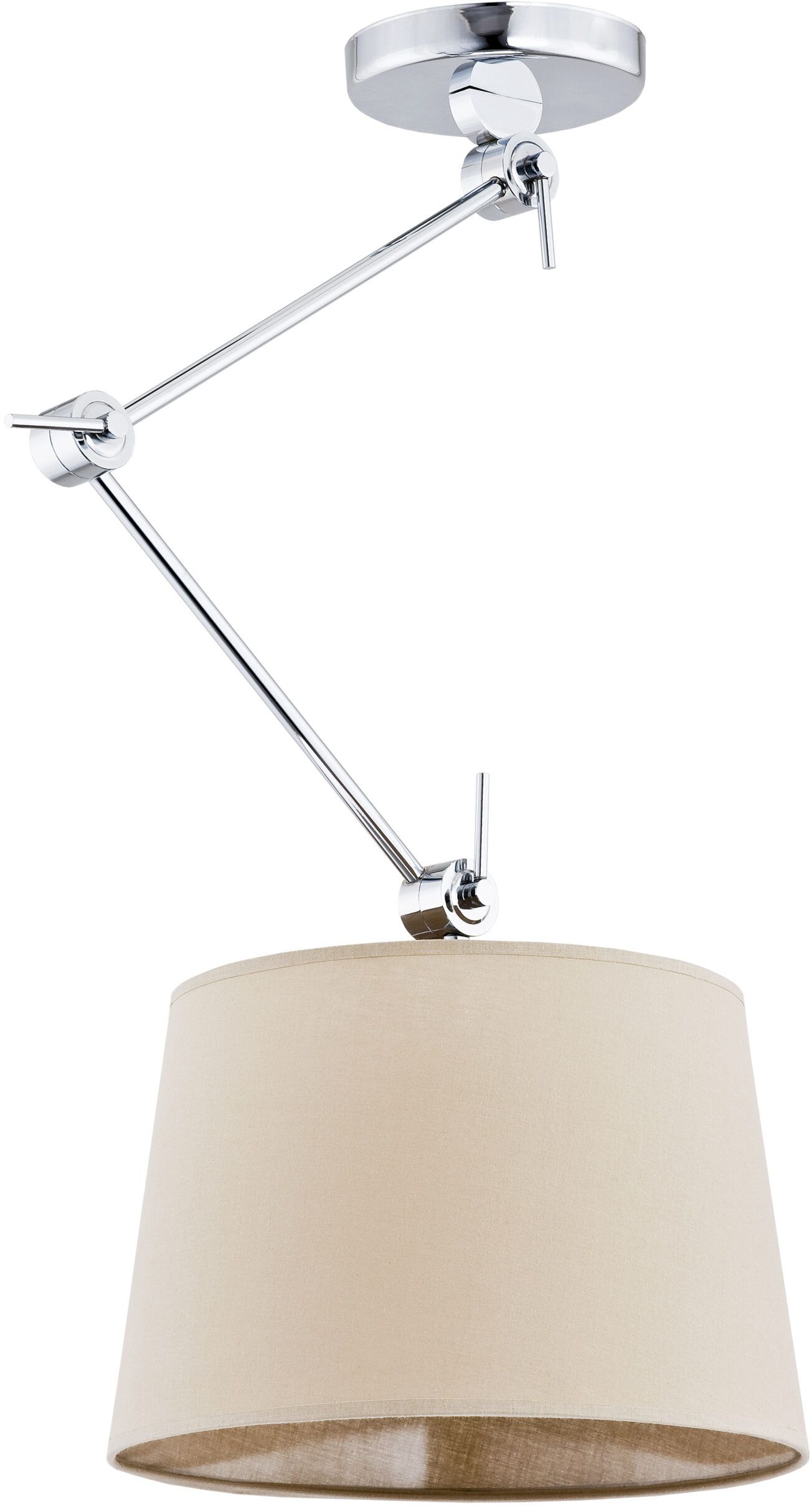 Argon Zakyntos lámpara de techo 1x15 W cromo-beige 3549