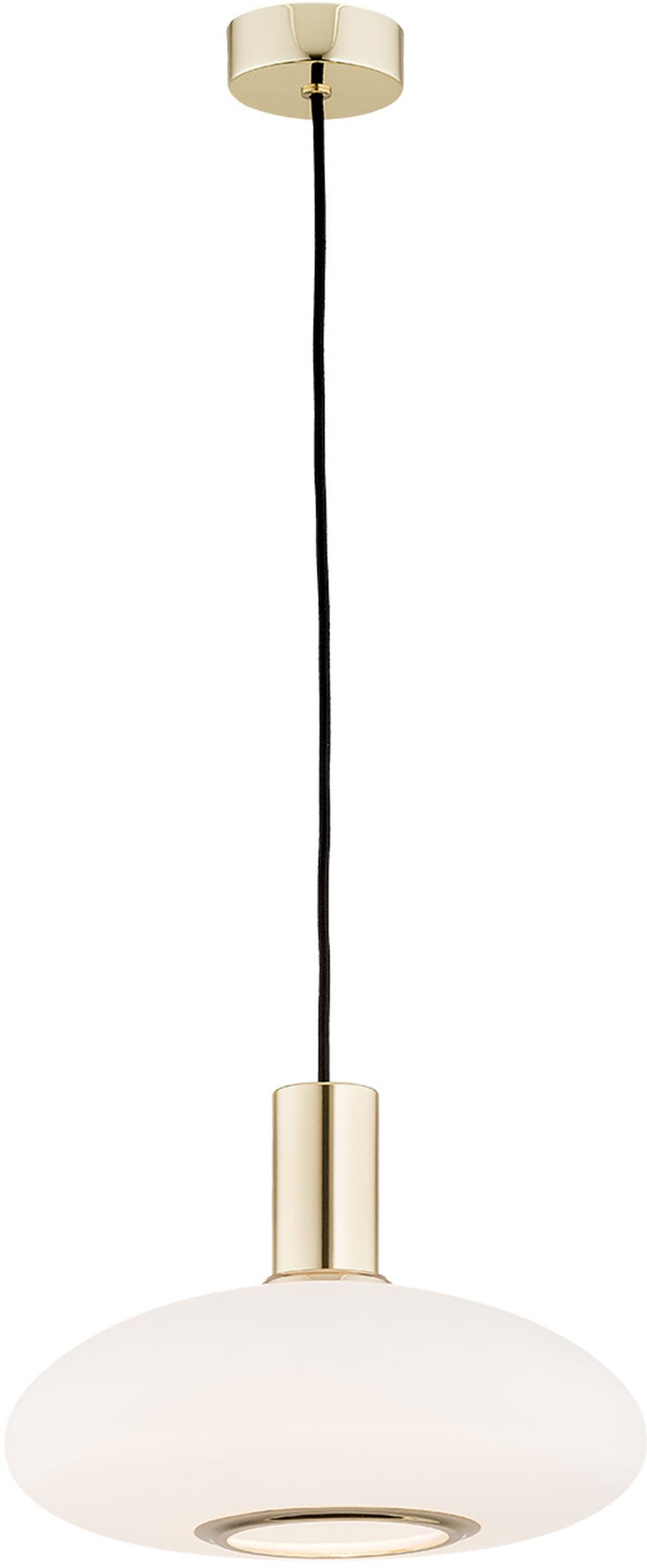 Argon Sagunto lámpara colgante 1x15 W latón-ópalo 4358