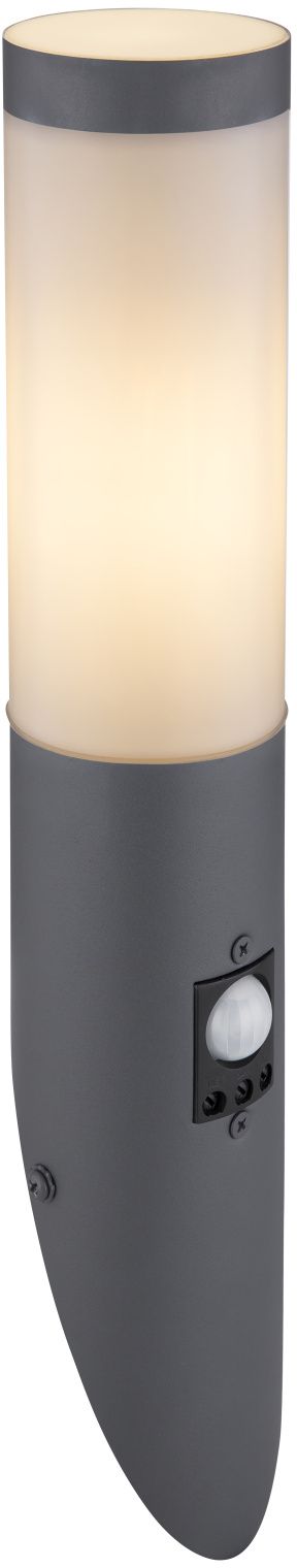 Globo Lighting Boston lámpara de pared para exteriores 1x30 W ópalo-antracita 3157AS