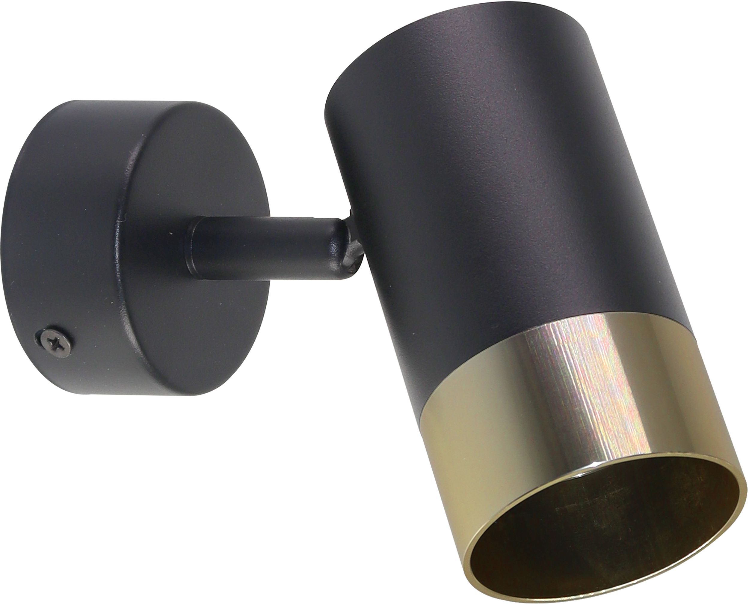 Candellux Tobi lámpara de pared 1x15 W negro-oro 91-27412