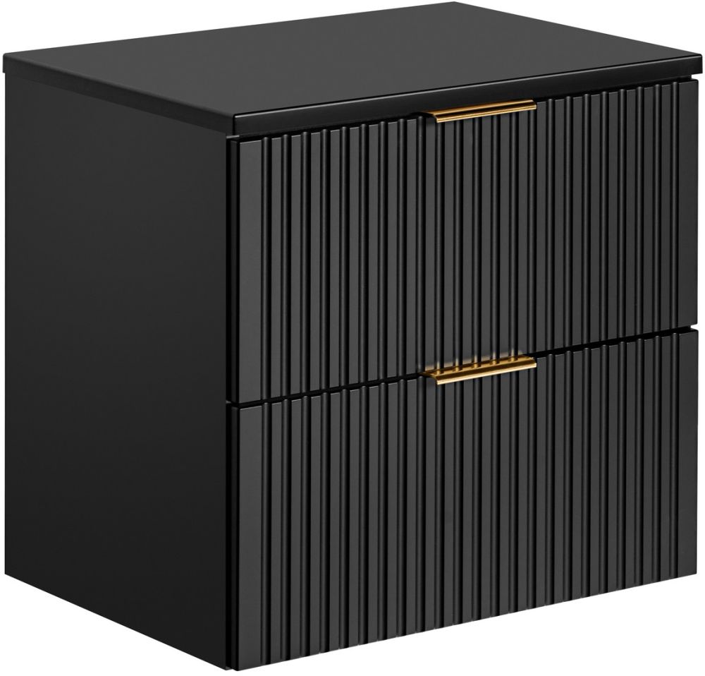 Conjunto armario Comad Adel Black ADEL BLACK 82-60-B-2S, encimera sobre armario Comad Adel Black ADEL BLACK 89-60-B