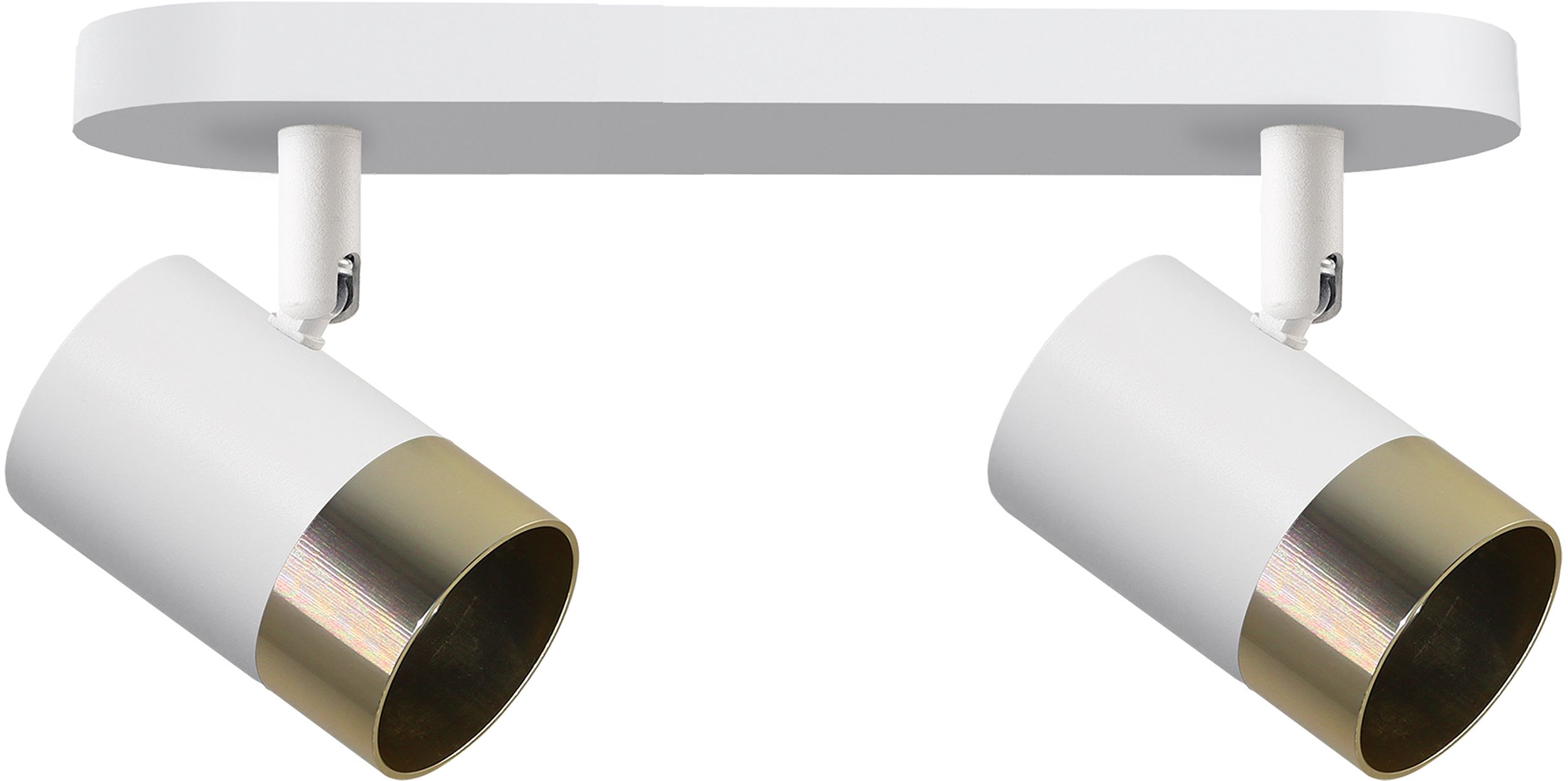 Candellux Tobi lámpara de techo 2x15 W blanco-oro 92-27467
