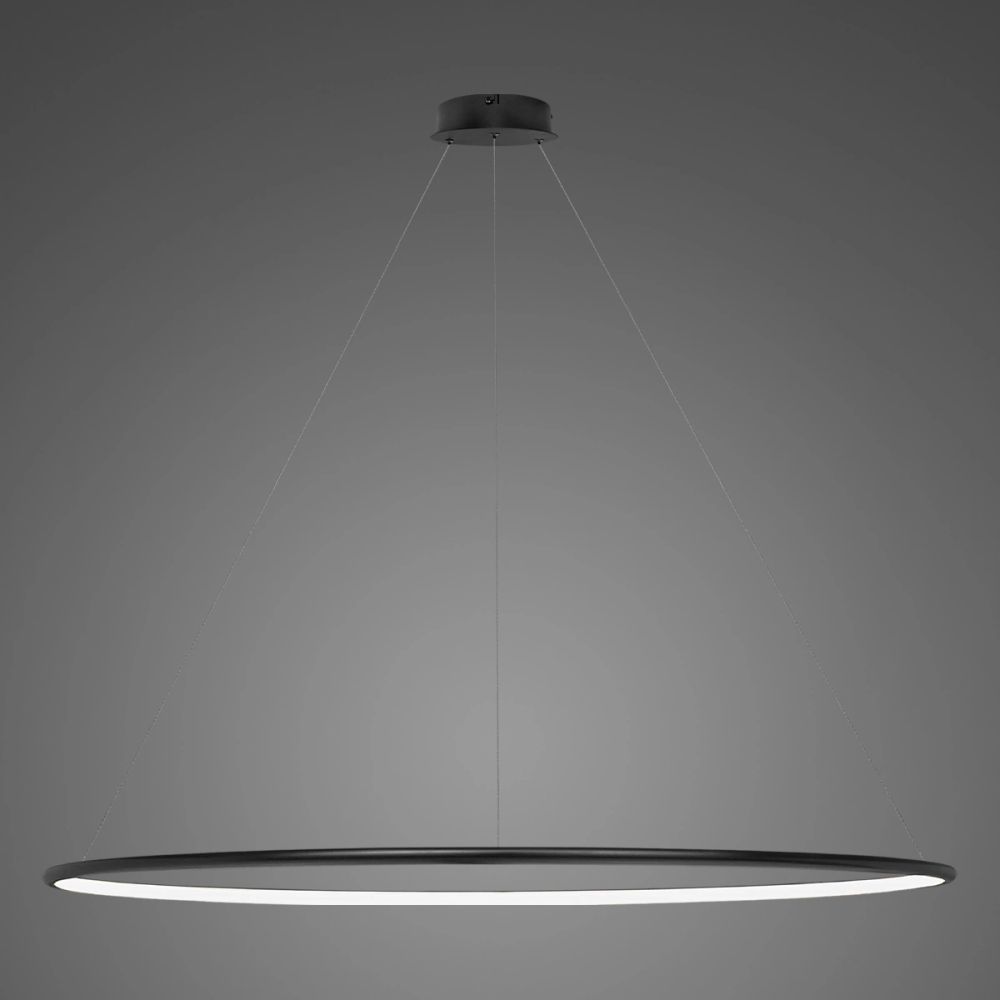 Altavola Design Ledowe Okręgi lámpara colgante 1x68 W negro LA073/P_180_in_3k_black