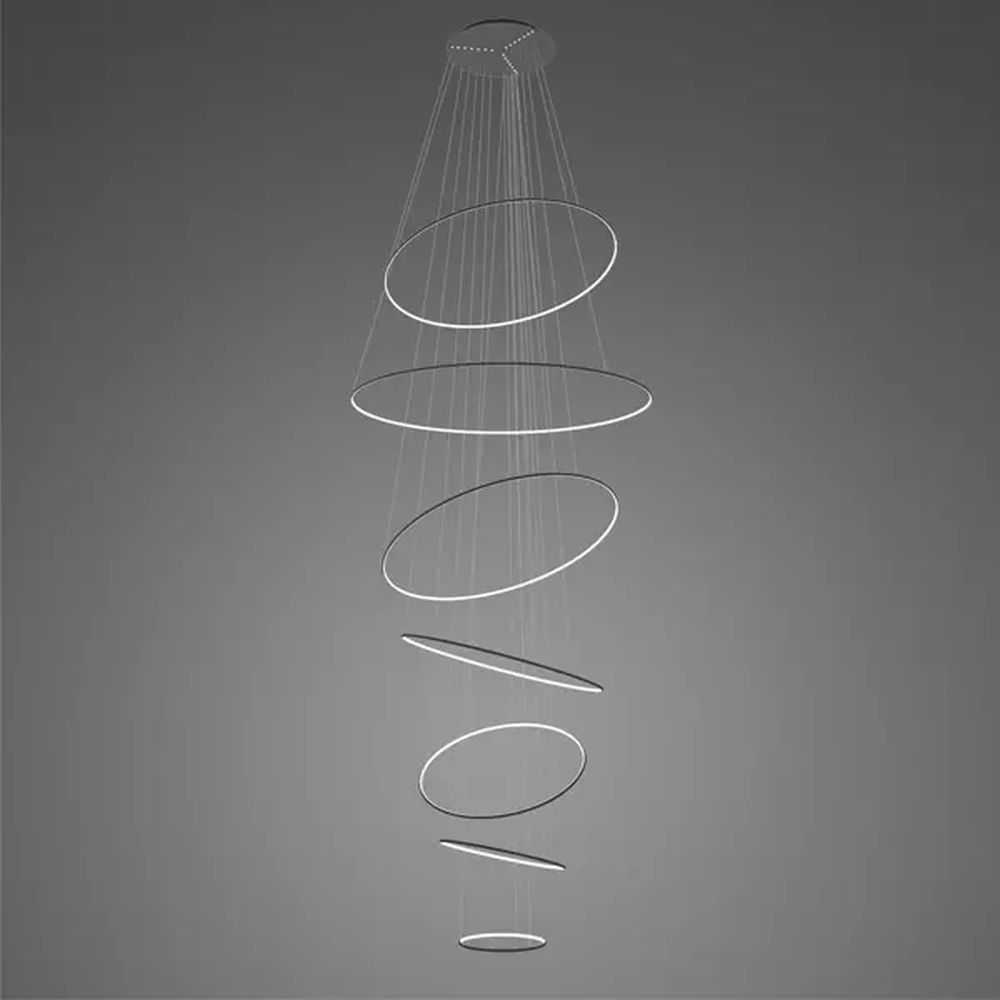 Altavola Design Ledowe Okręgi lámpara colgante x245 W negro LA087/P_150_in_3k_black_dimm