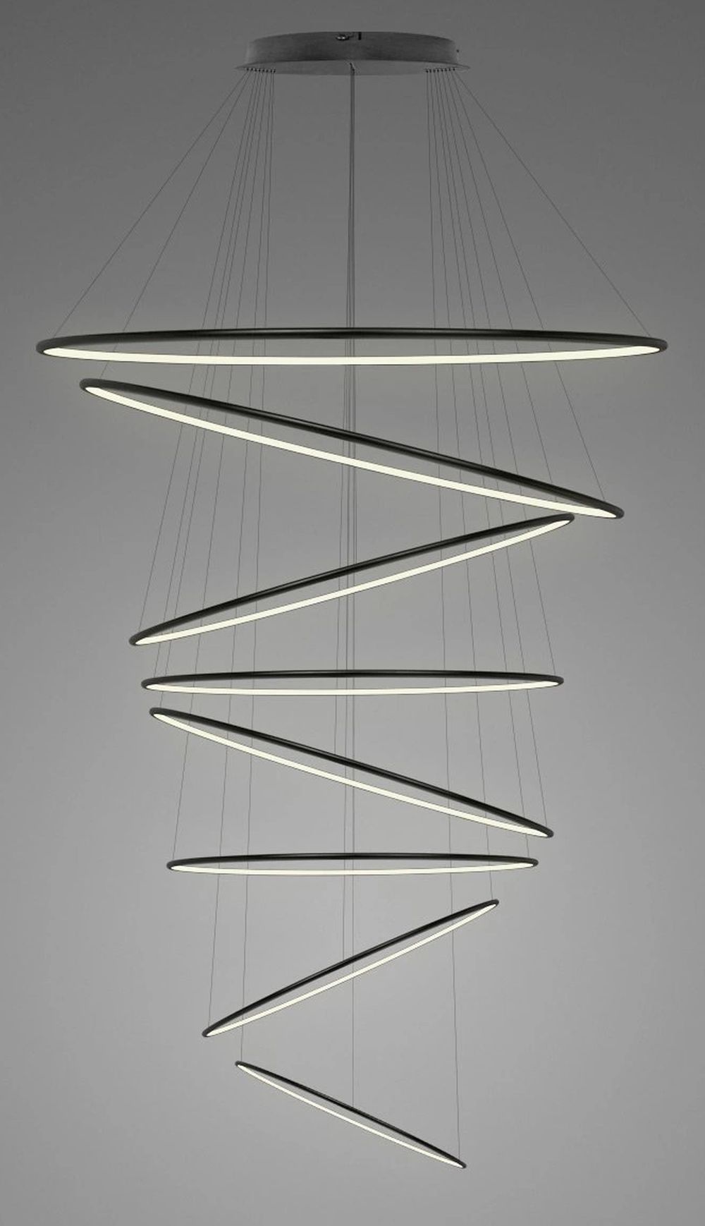 Altavola Design Ledowe Okręgi lámpara colgante x546 W negro LA088/P_230_in_3k_black