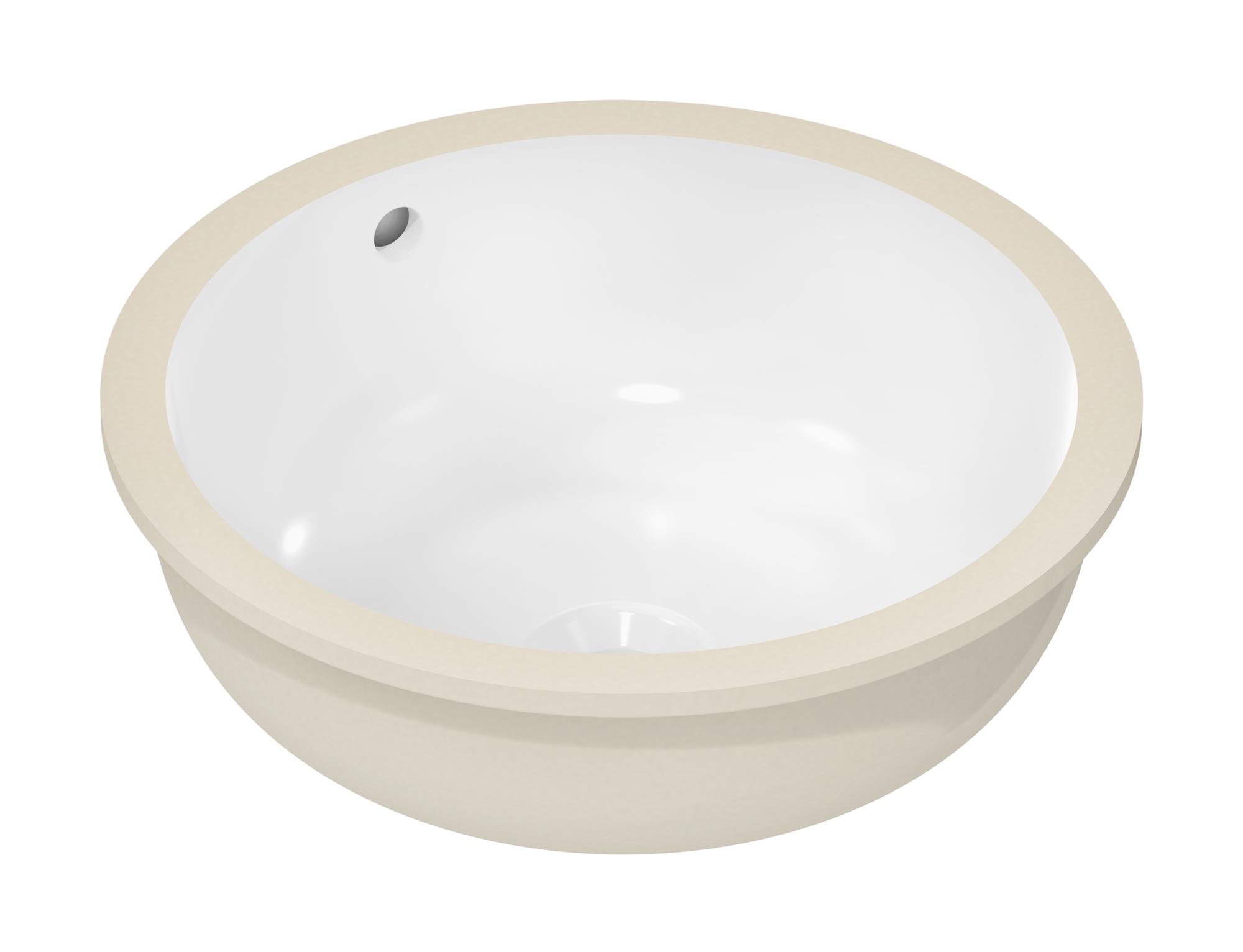 Hansgrohe Xuniva S lavabo 35x35 cm circular bajo encimera blanco 60151450