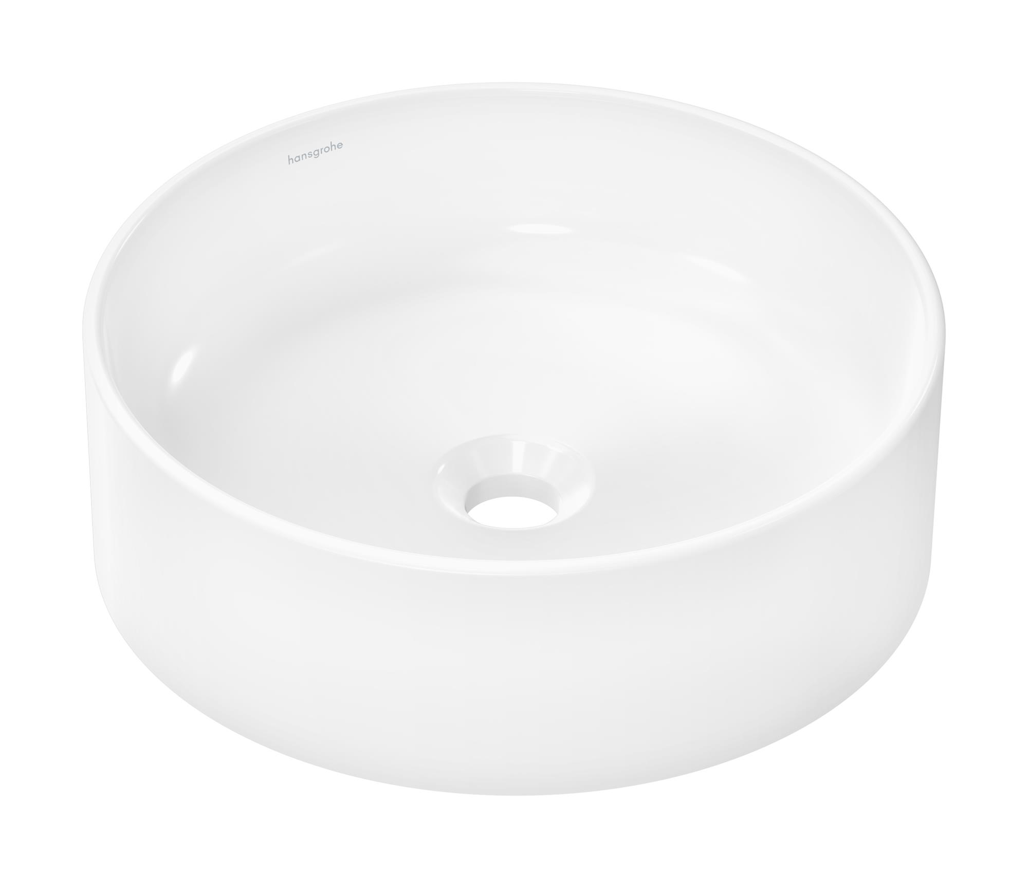 Hansgrohe Xuniva S lavabo 40x40 cm circular sobre encimera blanco 61071450