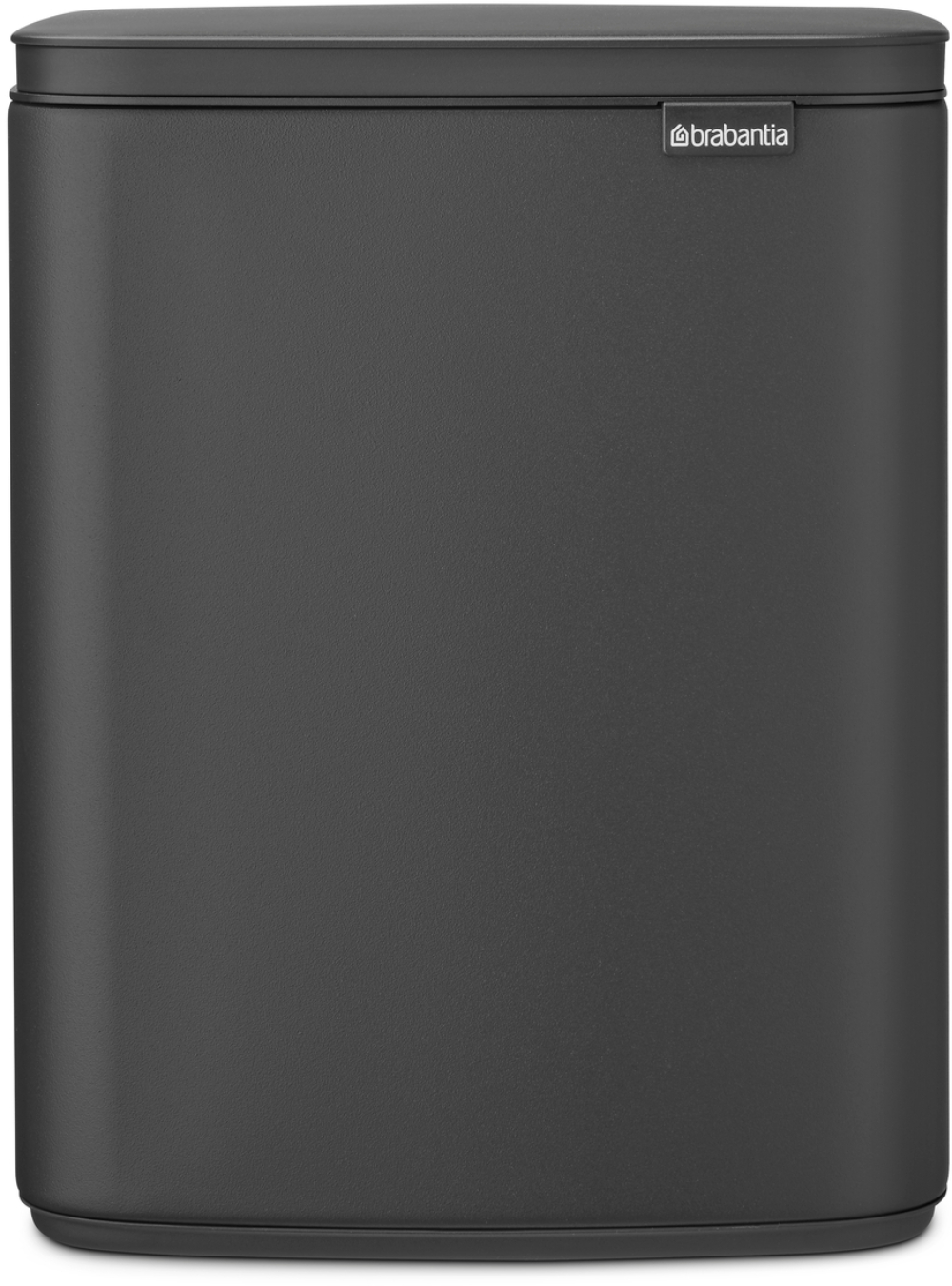 Brabantia Bo papelera 12 l negro-gris 233746