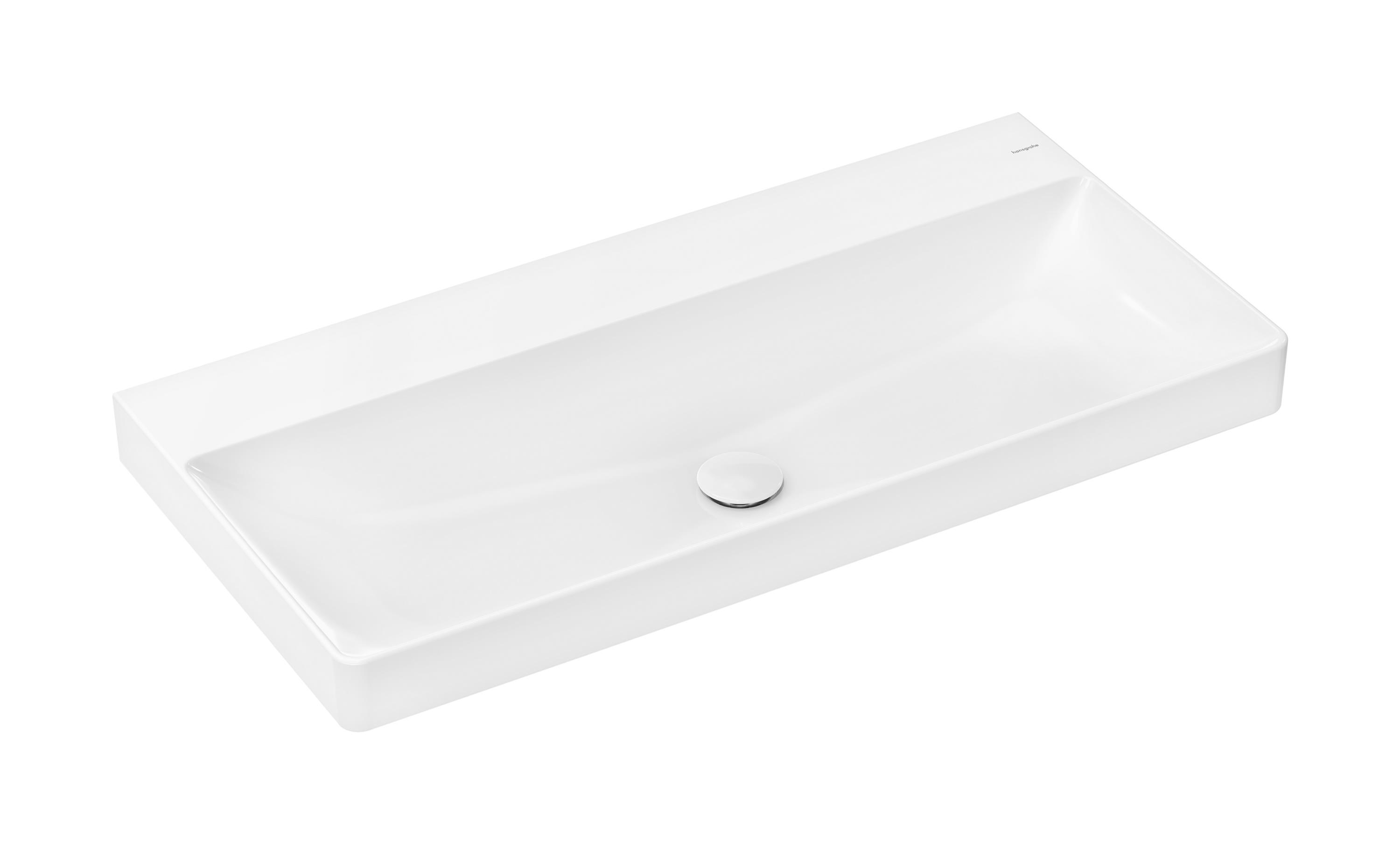 Hansgrohe Xelu Q lavabo 100x48 cm rectangular clásico-para mueble blanco 61038450