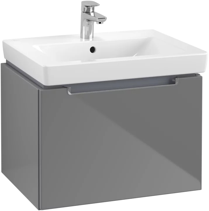 Villeroy & Boch Subway 2.0 armario 58.7x45.4x42 cm suspendido, para lavabo gris A68710FP