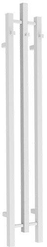 LaVita Calentador radiador de baño decorativo 120x20.5 cm blanco 5904194692247