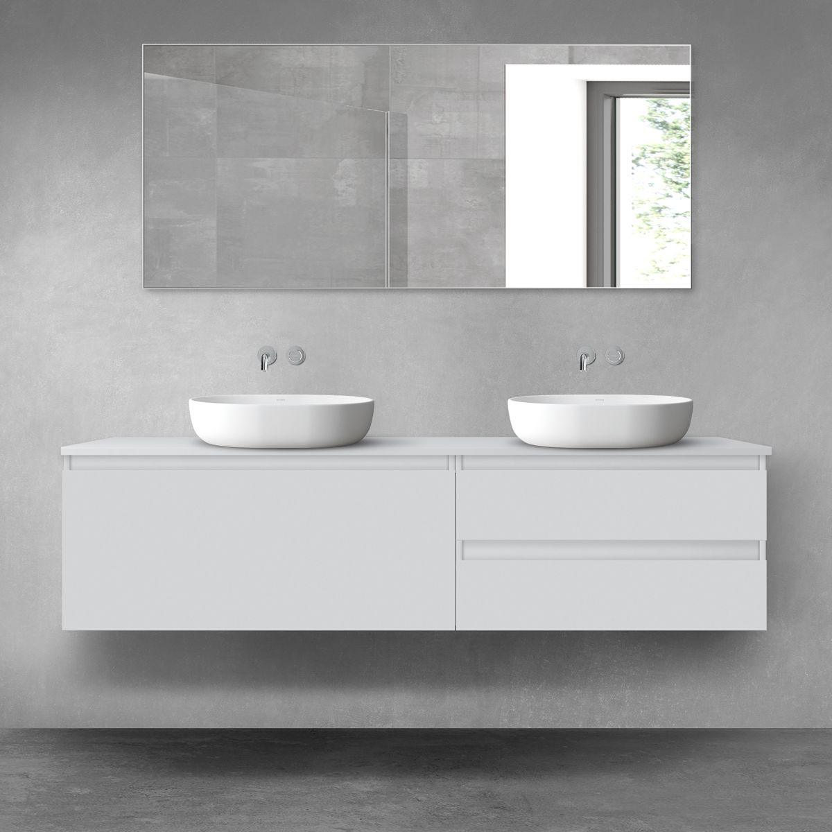 Conjunto armario Oltens Vernal 60001700, armario Oltens Vernal 60015700, 63009700