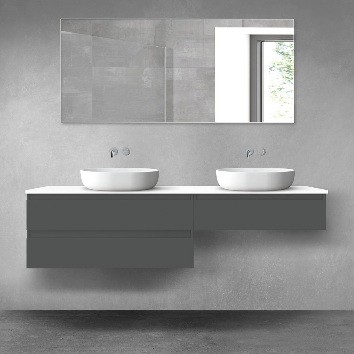 Conjunto armario Oltens Vernal 60002400, armario Oltens Vernal 60010400, 63009000