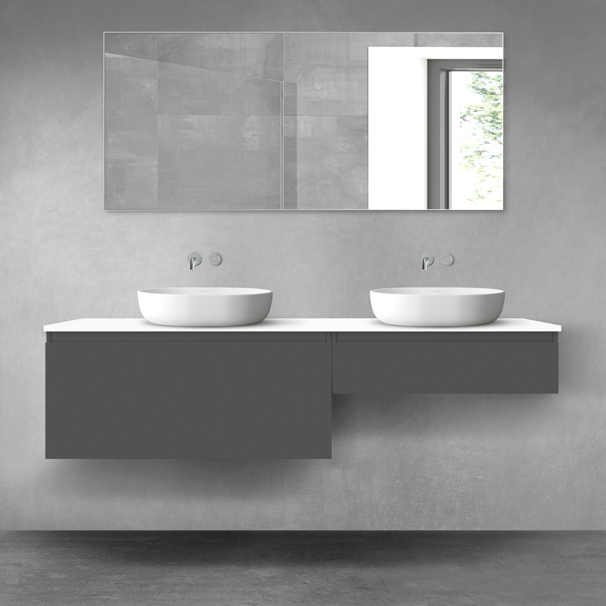 Conjunto armario Oltens Vernal 60015400, armario Oltens Vernal 60010400, 63009000