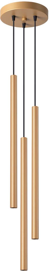 Sollux Lighting Pastelo lámpara colgante 3x8 W negro-oro SL.1172