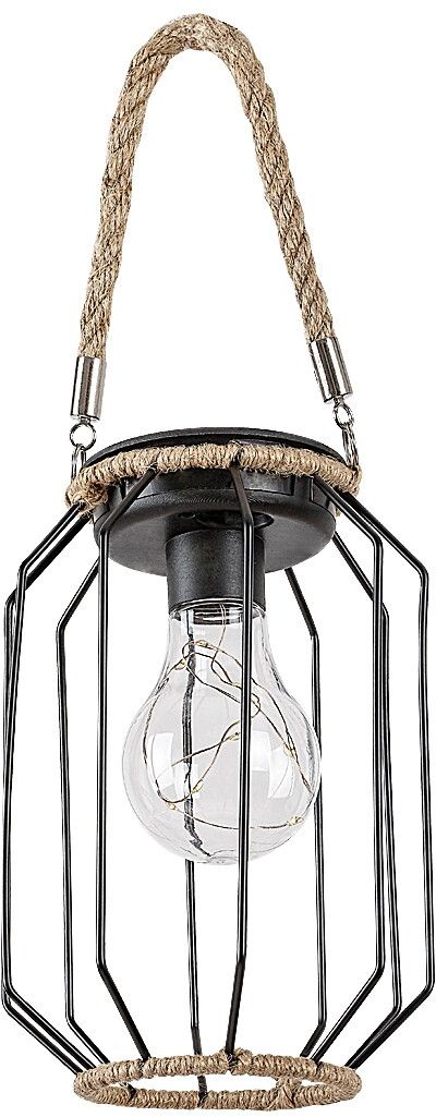 Rabalux Sluis lámpara solar colgante 1x0.2 W negro 77046