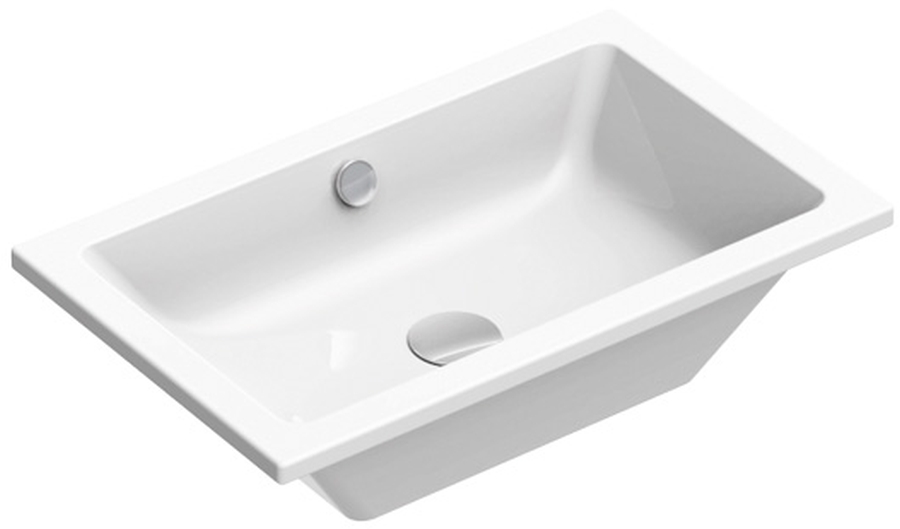 Catalano Zero lavabo 60x37 cm rectangular empotrado-bajo encimera blanco 0124610001