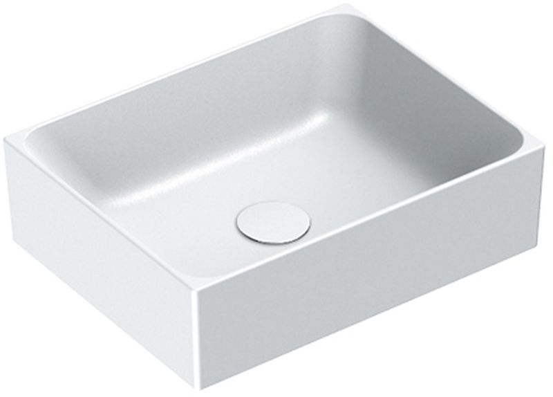 Catalano New Zero lavabo 45x36 cm rectangular sobre encimera blanco 0222450021