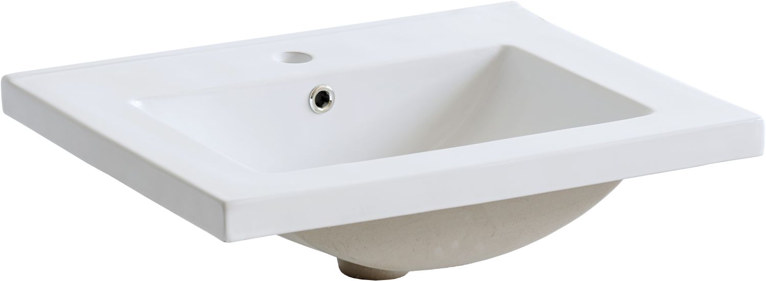 Comad lavabo 61x46 cm rectangular para mueble blanco UM-9060(YS27298-60)
