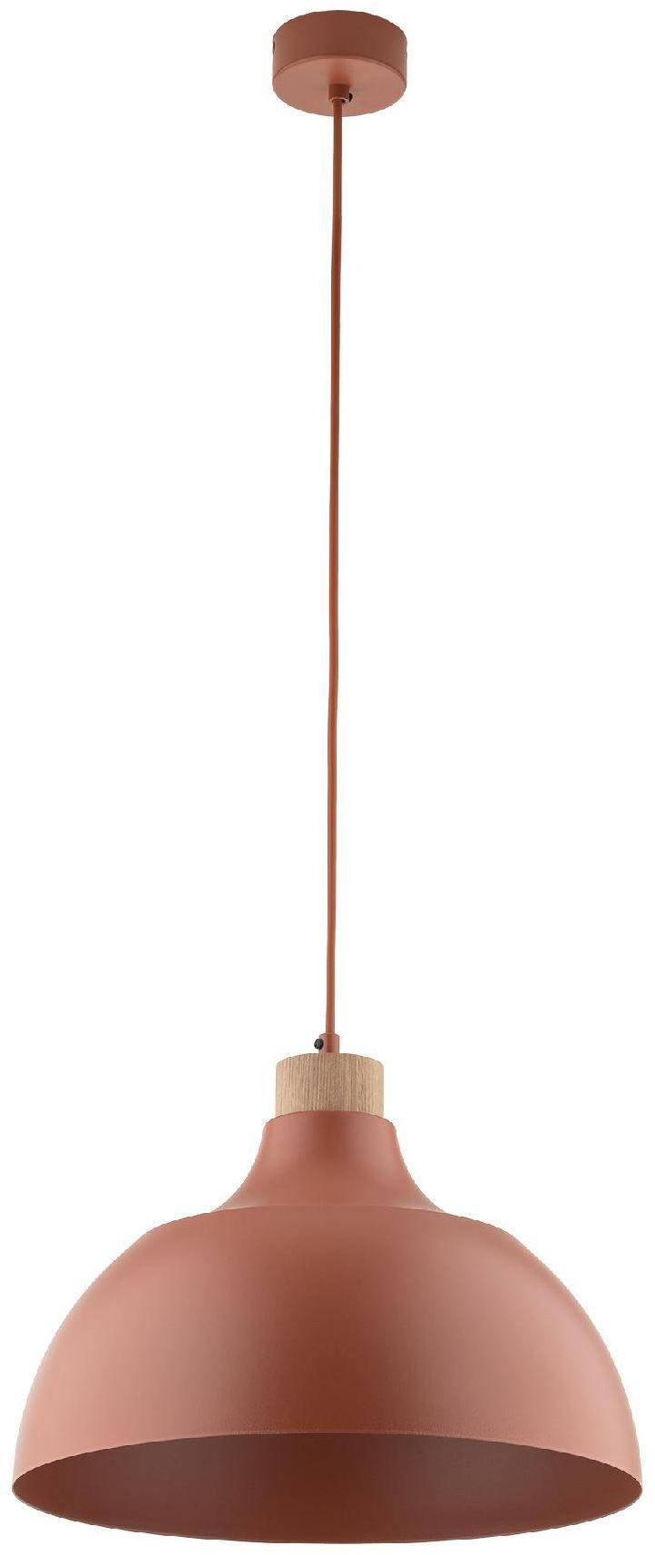 TK Lighting Cap lámpara colgante 1x15 W rojo 6927