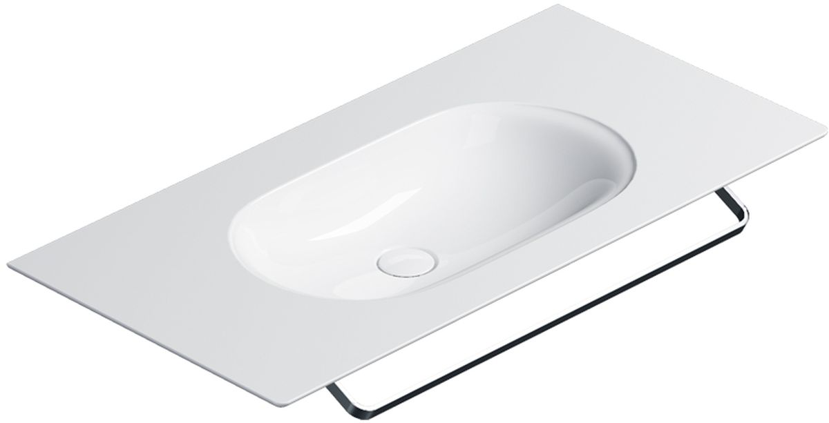 Catalano Horizon lavabo 100x50 cm rectangular clásico-para mueble blanco 0521010021