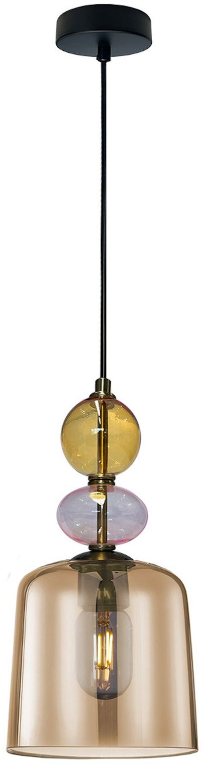 Light Prestige Tropea lámpara colgante 1x18 W ámbar LP-2004/1PS