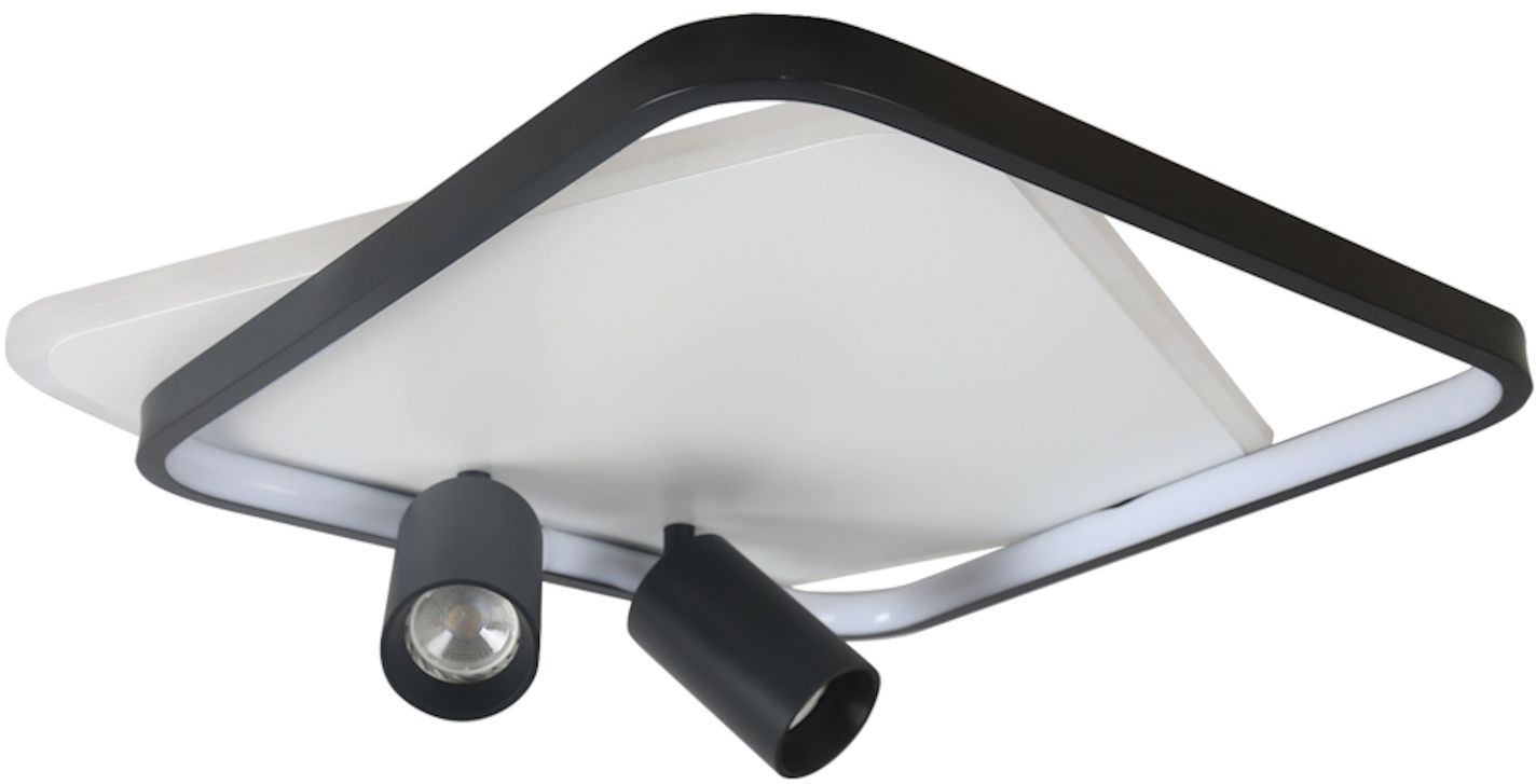 Light Prestige Parma lámpara de techo 2x8 W negro LP-0612/2CSquareBK