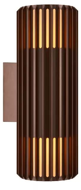 Nordlux Aludra lámpara de pared para exteriores 2x15 W marrón 2418121261
