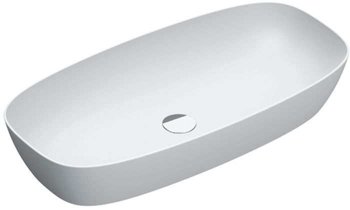 Catalano Green lavabo 80x40 cm oval sobre encimera blanco 0622800021