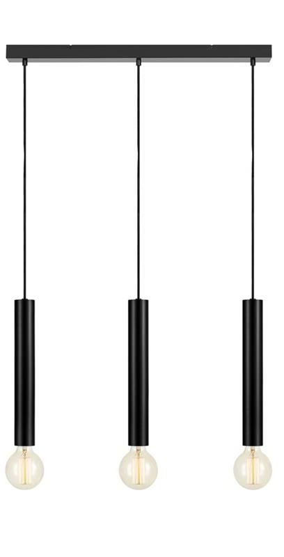 Markslöjd Sencillo lámpara colgante 3x40 W negro 108262