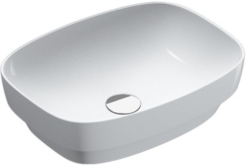 Catalano Green lavabo 50x38 cm oval empotrado blanco 0624500001