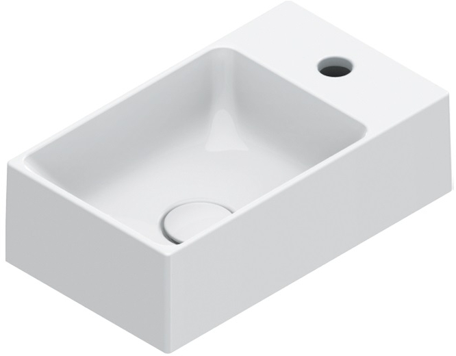 Catalano Premium lavabo 40x23 cm rectangular clásico blanco 0220411001
